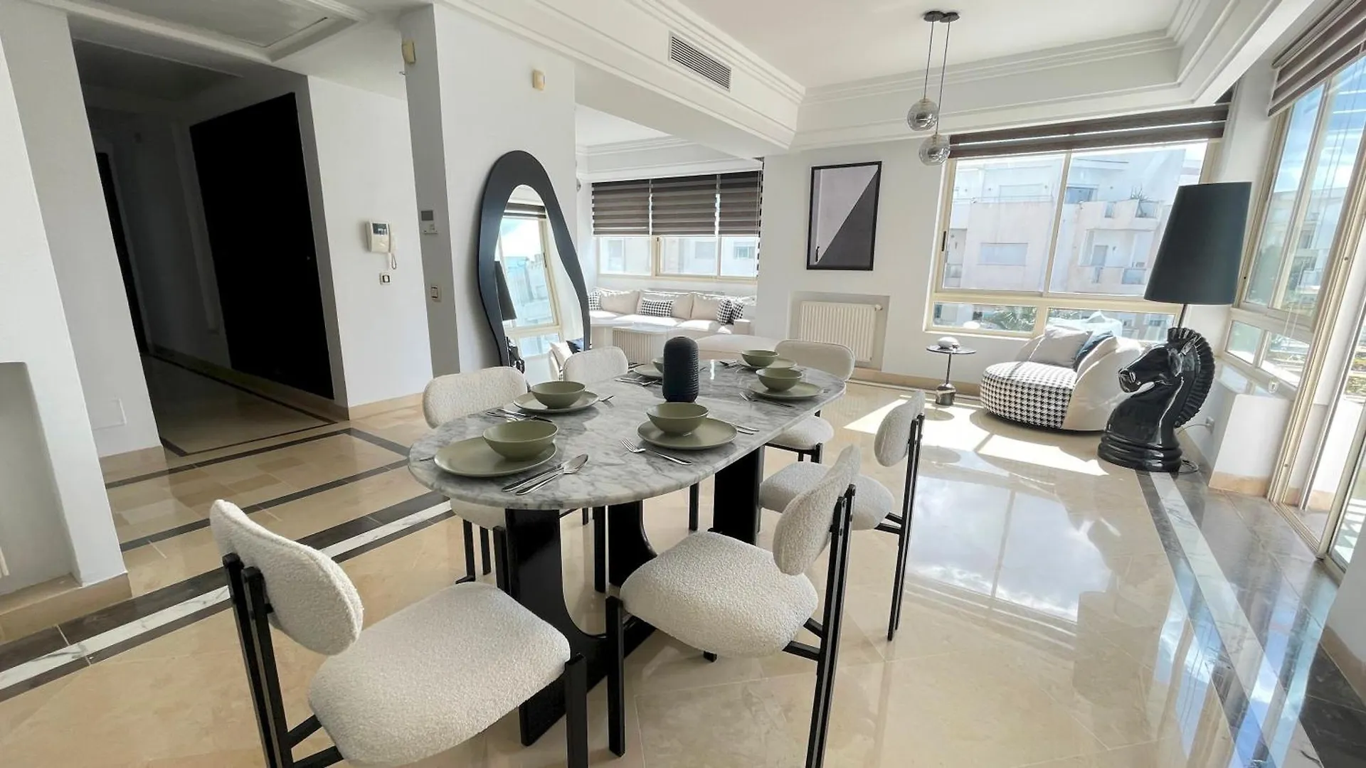 Black White: Modern Spacious Sukrah